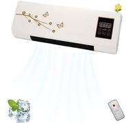 SaryEdge Wall Mount Air Conditioner, Portable AC Unit, Heating & Cooling, Ultra-Quiet 25dB Split Design for Bedroom Office, Eco-Friendly, Remote Control Included，A，A
