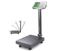 SaryEdge Weighing Scales, 150Kg High Precision Foldable Electronic Scale with Lcd Display, Stainless Steel Waterproof Industrial Scales, Valuation Platform Scale, for Post Of,