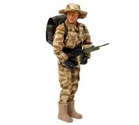 SAS ACTION ARMY CAMOUFLAGE FIGURE 12" - World Peacekeepers Range Age 3+
