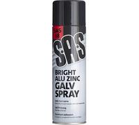 SAS Bright Alu Zinc Galv Spray 500ml SAS68 Qty 6