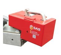 SAS Fortress TU Security Hitchlock, Red, Heavy-Duty Steel, 230 x 160 x 140 cm, 4.1 kg, Twin Hardened Pin Locking System