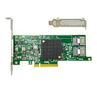 SAS HBA Card Compatible with LSI 9207-8i IT Mode PCIe SATA Expansion Card, 8-Port 6Gbps PCIe 3.0, SAS Expander Support, SATA HBA Controller with 2x SFF-8087 Internal for ZFS TrueNAS unRAID NAS Server