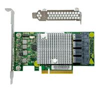 SAS HBA Card Compatible with LSI 9305-16i IT Mode PCIe SATA Expansion Card, 16-Port 12Gbps PCIe 3.0, SAS Expander Support, HBA Controller with 4x SFF-8643 Internal for ZFS TrueNAS unRAID Proxmox ESXi