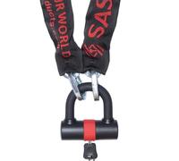SAS Heavy Duty 10mm D Shackle Chain and Padlock 2000mm