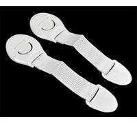 SAS Kid Care Child Safety Locks Safety Locks Adjustable Latches with Adhesive Functional Safety Care for Cabinets Doors Drawers Kitchen Oven Toilet No Trapped Fingers (1Pcs)