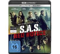 SAS:RED NOTICE (4K ULTRA HD+BLU-RAY) -BLU-RAY+DVD NEW