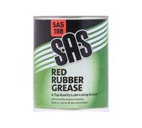 SAS Red Rubber Grease Tin 500g SAS188A Qty 1