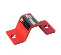 SAS Security Products Lock-It Bike Anchor, Solid Steel Construction, Ground/Wall Mount, Red Powder Coated, Security Fixings Included