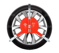 SAS Security Products New Defender XXL Wheel Clamp, Red, Steel, 720-890mm Diameter, Full Face Design, Insurance Approved, Sold Secure Gold