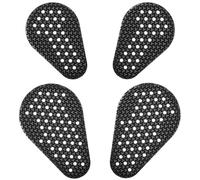 SAS-TEC Tripleflex Ventilated CE UKCA Level 2 Flat Design Body Protection for Shoulder/Elbow/Knee/Hip Impact Zones - Armour Upgrade Inserts 4pc Set