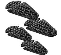 SAS-TEC Tripleflex Ventilated Side Cut CE UKCA Level 2 Flat Design Body Protection for Shoulder/Elbow/Hip/Knee Impact Zones - Armour Inserts 4pc Set