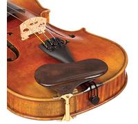 SAS Walnut Chinrest for 3/4-4/4 Violin or Viola with 28mm Plate Height and Goldplated Bracket