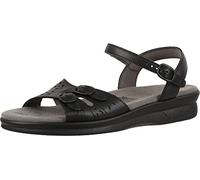 SAS Womens Duo Open Toe Casual Slingback Sandals, Black, Size 8.0