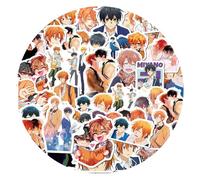 Sasaki & Miyano Sticker Anime Character Sasaki Miyano Figure Graffiti Decal for Tablet Cup Skateboard Bike Helmet Decoration 60pcs