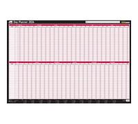 Sasco 2026 Day Wall Planner 915W x 610mmH with Wet Wipe Pen & Sticker Pack Board