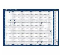 Sasco 2026 Original Year Wall Planner with wet wipe pen and sticker pack - Mounted