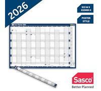 Sasco YEAR PLANNER VERT UNMTD 2026
