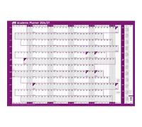 Sasco Academic Unmounted Year Planner 2027, 2028 English 91.5 (W) x 61 (H) cm Purple