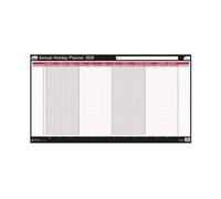 Sasco 2026 Annual Holiday Year Wall Planner 750W x 410Hmm with Wet Wipe Pen & St