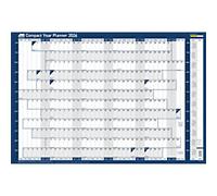 SASCO Compact Year Planner 2026 English 61 (W) x 40.5 (H) cm Red