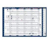 Sasco EU Mounted Year Planner 2027 English 91.5 (W) x 61 (H) cm Blue