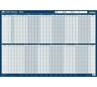 Sasco Unmounted Staff Year Wall Planner 2024 Poster (915 x 610mm) 2410229