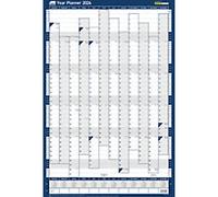 SASCO Year Planner 2026 English 61 (W) x 91.5 (H) cm Red