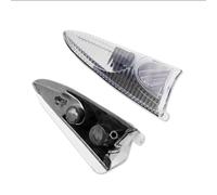 SASFDSG Direction Indicator 2pcs For Expedition For Navigator 2003-2006 2L7Z-13B374-AA 2L7Z-13B375-AA Car Front Side View Mirror Turn Signal Light Turn Signal(Chrome Silver Lens)