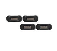 SASFDSG Direction Indicator For Toyota For RAV4 2019 2020 2021 2022 Amber Red White LED Car Front Grille Light Assemblies Wiring Harness Kit Turn Signal(Smoked Lens White)