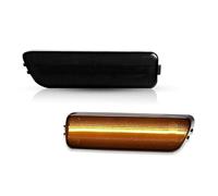 SASFDSG Direction Indicator For VW For Jetta For GOLF For MK4 1999-2005 Car LED Front Bumper Side Marker Lights Indicators Left Right Turn Signal Lamps Turn Signal(Smoked Lens Amber)