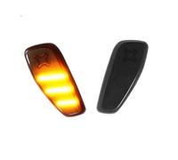 SASFDSG Turn Signal Light For Jeep For Renegade For BU 2014-2021 Repeater Reflection Warning Front LED Side Marker Lights Turn Signal Lamp(Smoked Lens Amber)