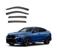 SASFZ Blackout Wind Deflector For BMW For X6 For MK3-G06 2020+ Car Side Window Sun Visor Rain Shield Wind Deflector Weather deflector(Onecolor)