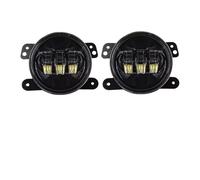 SASFZ Headlamp For Jeep For Wrangler JK 2007-2018 ComboTurn Signal Lights 7 Inch Round LED Headlights 4 Fog Turn Lamp Headlights(2pcs 4inch fog light B)