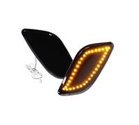 SASFZ Side Indicator For Subaru For Impreza For TS 2002 2003 Amber White LED Front Side Marker Turn Signals Driving Lights Sidemarker Lamps(Smoked Lens)