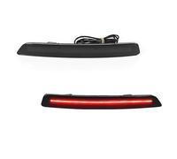 SASFZ Turn Signal For Acura TL 2012-2014 Car LED Bumper Reflector Lights Assemblies Function As Tail Brake Rear Fog Lamps Turn Signal Light Turn Signal Light(Smoked Lens)