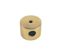 Sash Cord Plug - Polished Brass