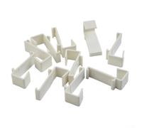 Sash Door Double Roller Blind Bracket 17mm Carrier Easy No Drill Setup Available in 2/10/20pcs Packages (10pcs)