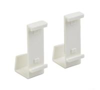 Sash Door Double Roller Blind Clamp 17mm Carrier Quick Installation Without Drilling 2/10/20pcs Available (2pcs)