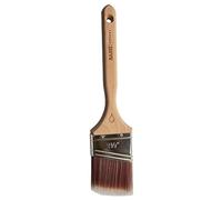 Sash Expert Flat Professional Angled Paint Brush (2-1/2") - Angle Sash Synthetic Paint Brushes - Perfect Edge Brush - Precision Angled Cutter Brush
