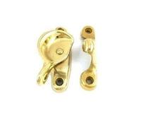 Sash Fitch Fastener in Electro Brassed Finish & Dimensions 100mm x 10mm x 100mm
