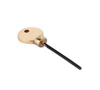 Sash Heritage Brass Key To Suit Locking Fasteners With A Grub Screw - Polished Brass