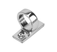 Sash Heritage Cast Brass Metal Sliding Sash Window Eye Hook Loop - Polished Chrome