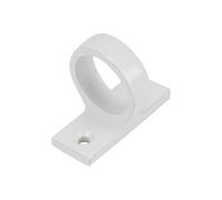 Sash Heritage Cast Brass Metal Sliding Sash Window Eye Hook Loop - White