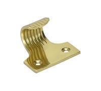 Sash Heritage Cast Brass Metal Sliding Sash Window Lift - Reeded (45mm) - Polished Brass