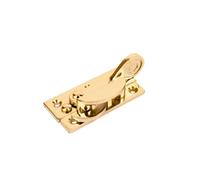 Sash Heritage Claw Fastener Art Nouveau (Non Locking) - Polished Brass