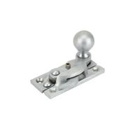 Sash Heritage Claw Fastener With Ball Knob (Locking) - Satin Chrome