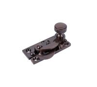 Sash Heritage Claw Fastener With Knurled Knob (Locking) - Bronze