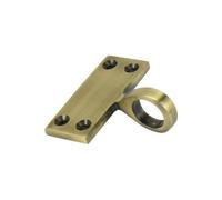 Sash Heritage Flat Sash Eye - Antique Brass
