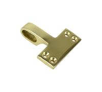 Sash Heritage Flat Sash Eye (Heavy Duty) - Polished Brass