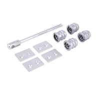 Sash Heritage Flush Sash Stop - 15mm (4 Per Pack) - Satin Chrome